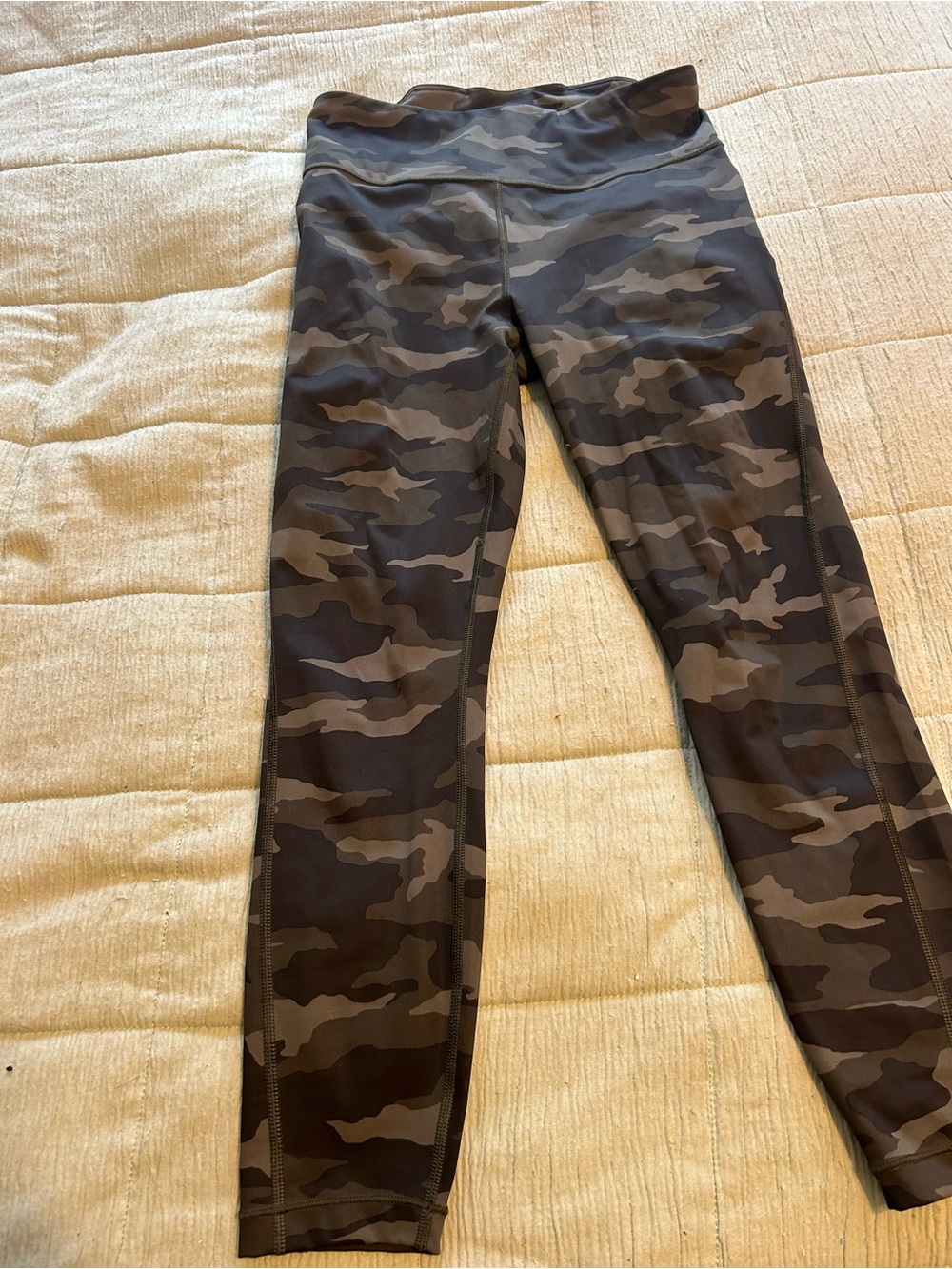 Womens Camo Leggings - Gray Camo